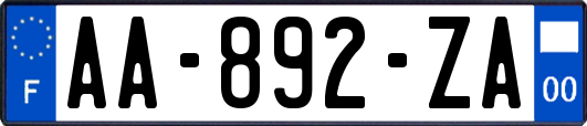 AA-892-ZA