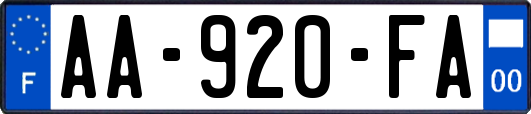 AA-920-FA