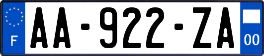 AA-922-ZA