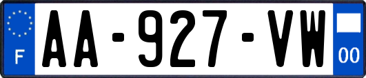 AA-927-VW