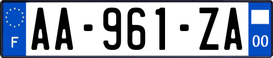 AA-961-ZA