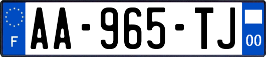 AA-965-TJ