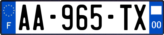 AA-965-TX