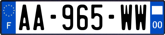 AA-965-WW