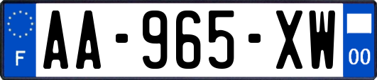 AA-965-XW