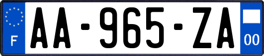 AA-965-ZA