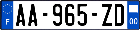 AA-965-ZD