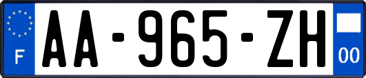 AA-965-ZH