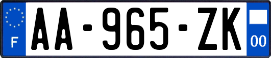 AA-965-ZK