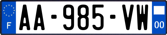 AA-985-VW