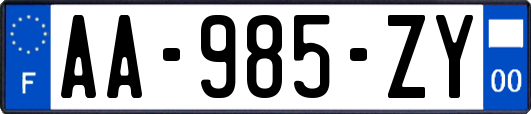 AA-985-ZY