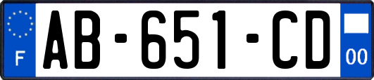 AB-651-CD