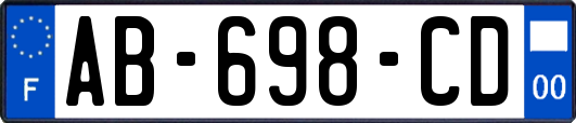 AB-698-CD