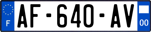 AF-640-AV