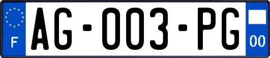 AG-003-PG