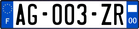 AG-003-ZR