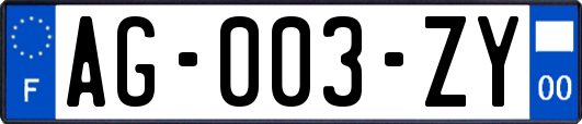 AG-003-ZY