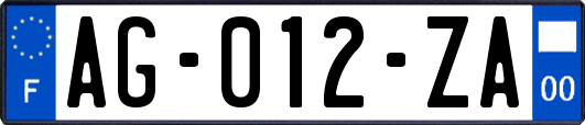 AG-012-ZA