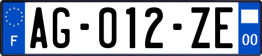 AG-012-ZE