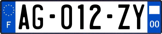 AG-012-ZY