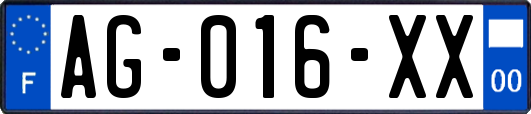 AG-016-XX