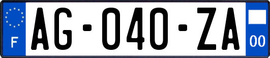 AG-040-ZA