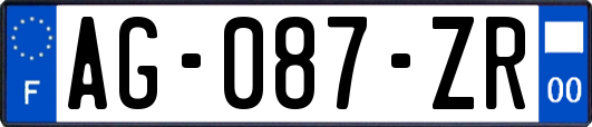 AG-087-ZR