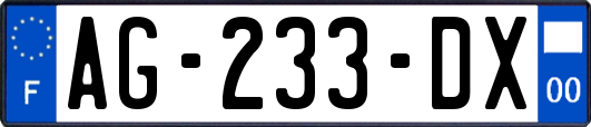 AG-233-DX