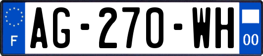 AG-270-WH