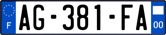 AG-381-FA