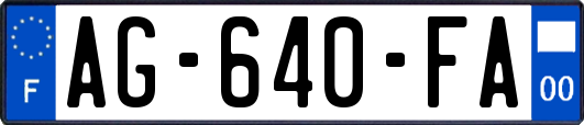AG-640-FA