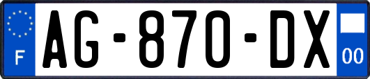 AG-870-DX