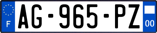 AG-965-PZ