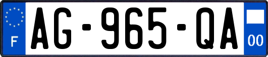 AG-965-QA