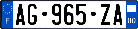 AG-965-ZA