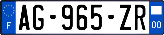 AG-965-ZR