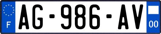 AG-986-AV