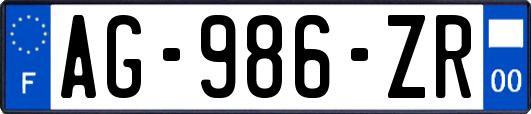 AG-986-ZR