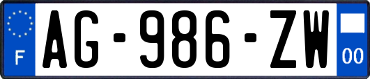 AG-986-ZW