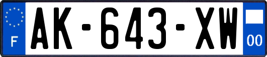 AK-643-XW