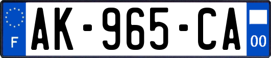 AK-965-CA