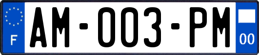 AM-003-PM