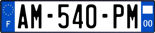 AM-540-PM