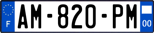 AM-820-PM