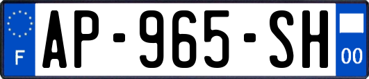 AP-965-SH