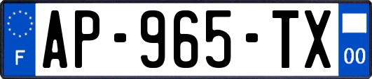 AP-965-TX
