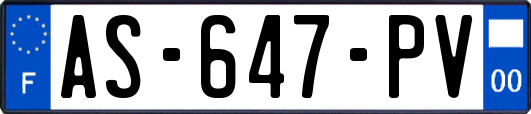 AS-647-PV