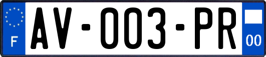 AV-003-PR