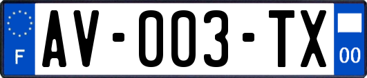 AV-003-TX