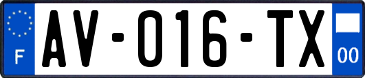 AV-016-TX